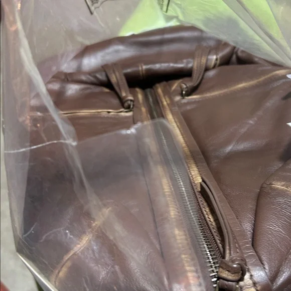 Free People (NWT) Cognac West End backpack - Picture 6 of 8